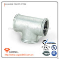 four way tee pipe fitting
